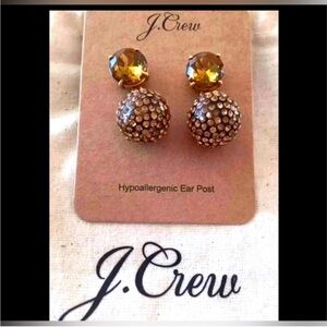 New J.Crew earrings Holiday bronze